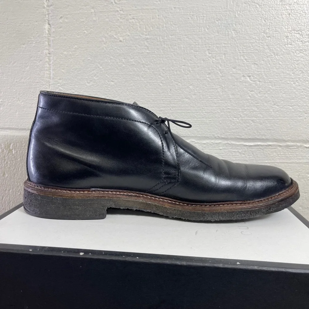 Alden Chukka Ankle Boots Black Leather Goodyear Welt Men's 13 B/D Made In USA